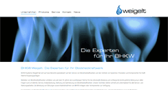 Desktop Screenshot of bhkw-systeme-weigelt.de
